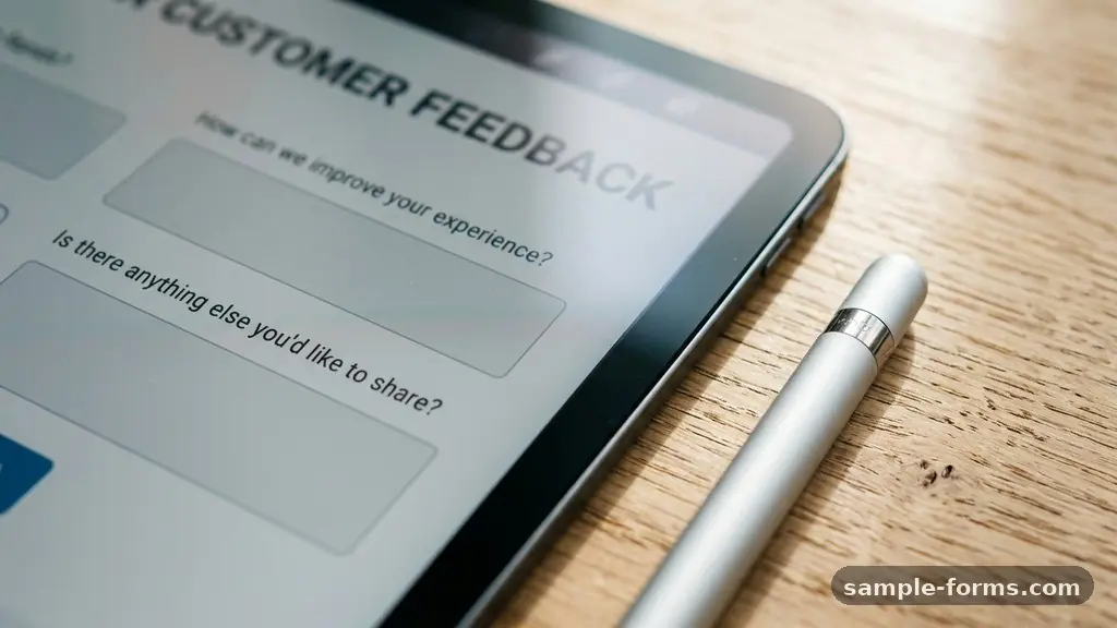 Customer Feedback Form Questions That Collect Useful Responses