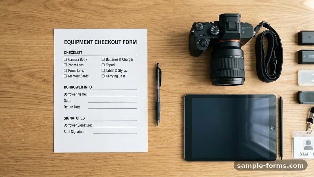 Equipment Checkout Form: A Practical Template Guide