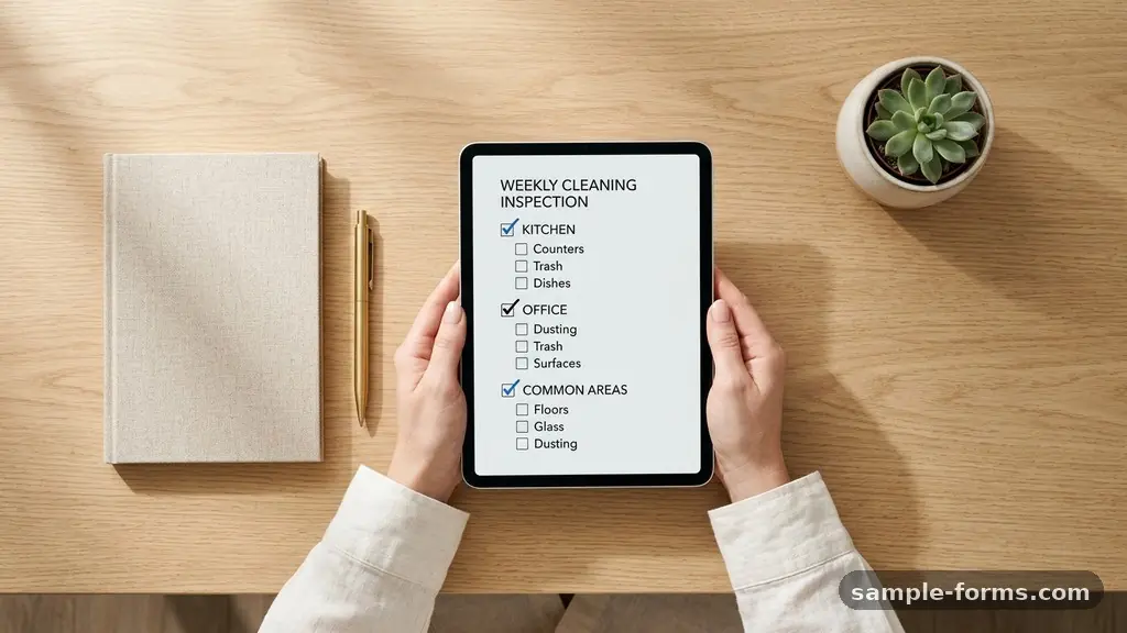 How to Build a Weekly Cleaning Inspection Form