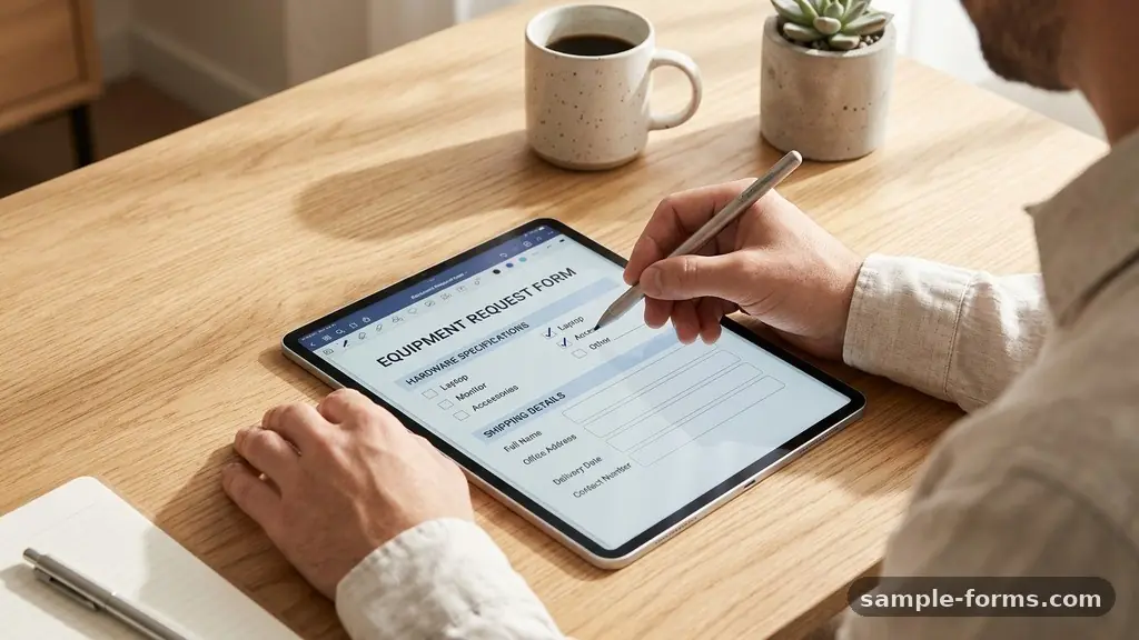How to Design a Remote Work Equipment Request Form