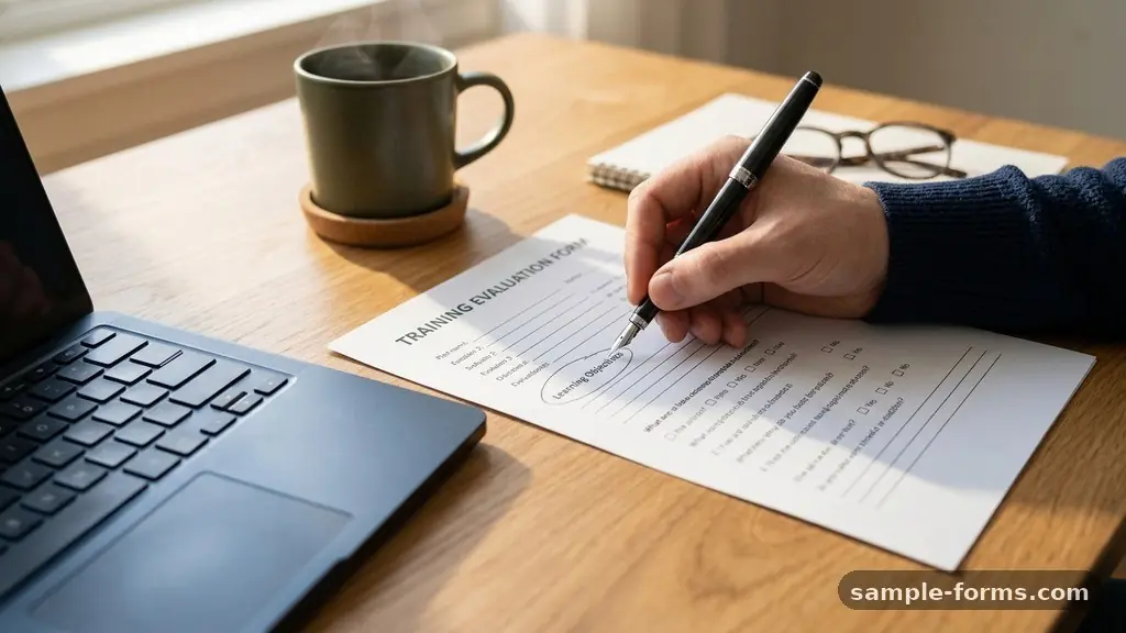 How to Design a Training Evaluation Form for Employees