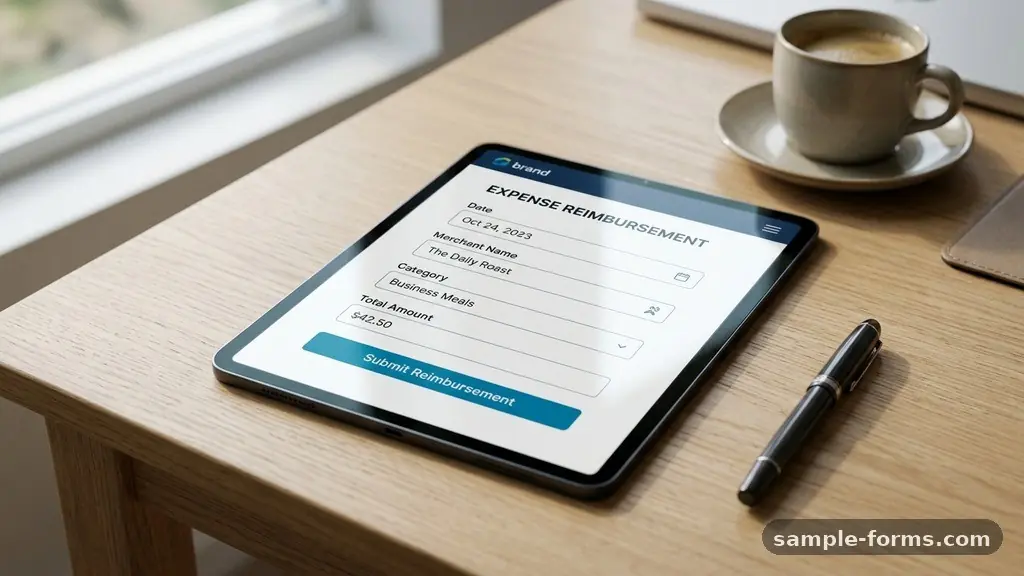 Simple Expense Reimbursement Form: Required Fields Explained